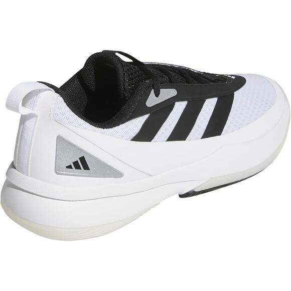NWT adidas men Front Court Sneaker, White/Black/White,8.5